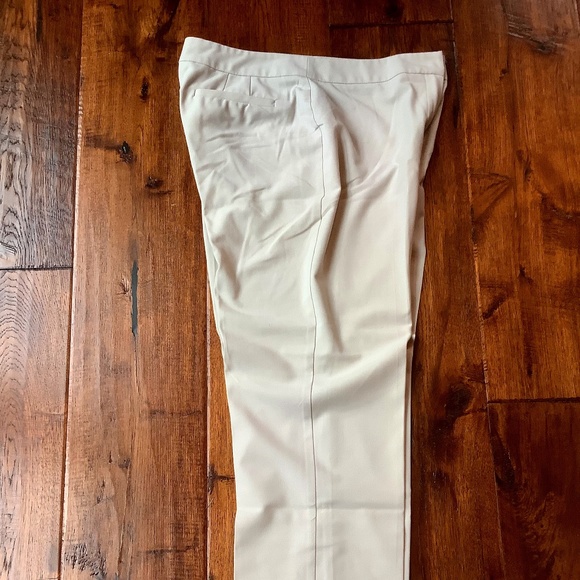 EVAN PICONE. LADIES LIGHT TAN COTTON CASUAL PANTS. SIZE 8. - Picture 1 of 8